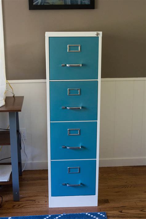 painting metal file cabinets